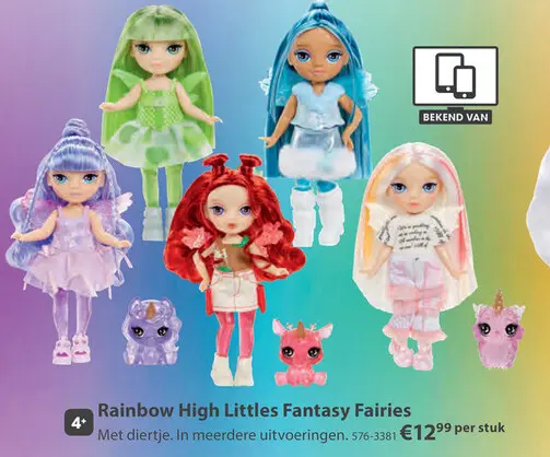 Aanbieding: Rainbow High Littles Fantasy Fairies