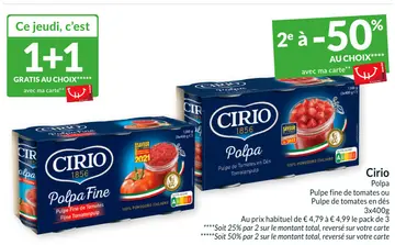 Offre: Cirio Polpa