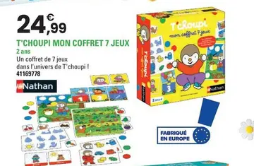 Offre: T'CHOUPI MON COFFRET 7 JEUX
