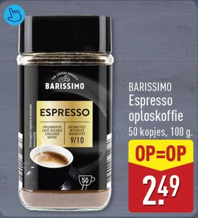 Aanbieding: Espresso oploskoffie