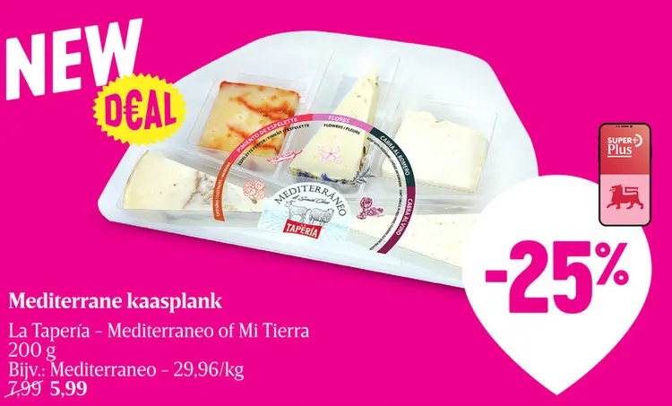 Promotie: Mediterrane kaasplank