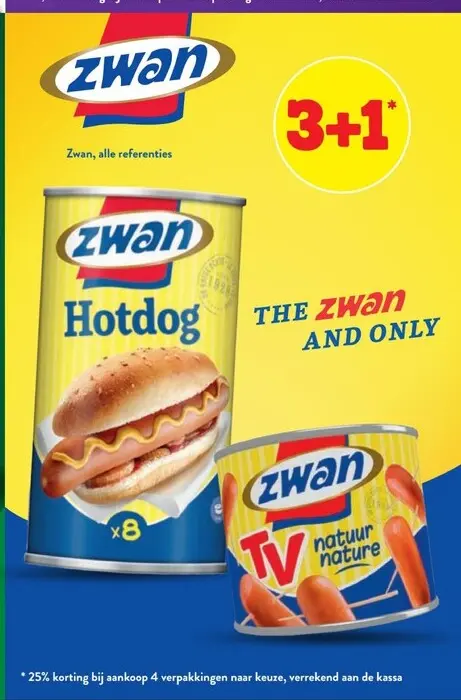 Promotie: Hotdog en TV worstjes