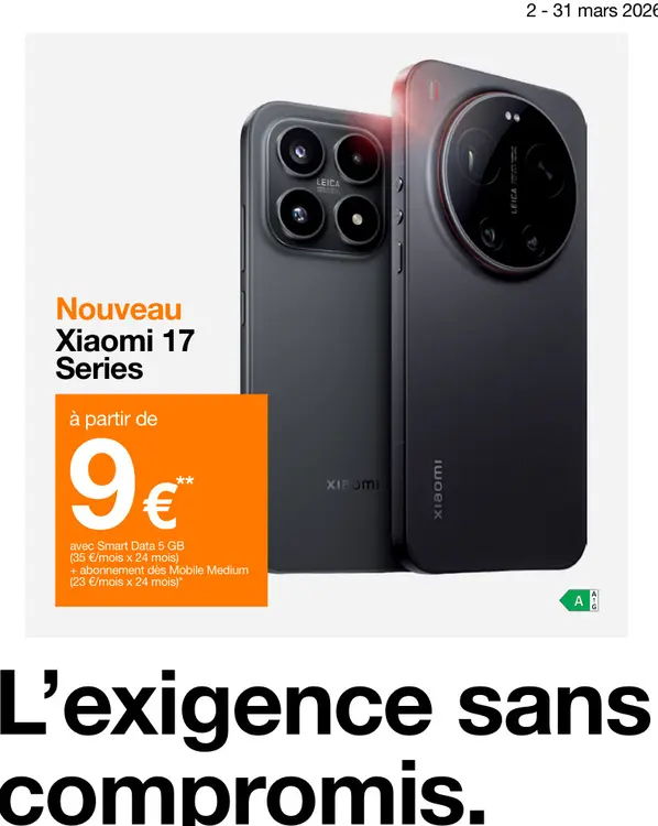 Offre: Xiaomi 17 Series