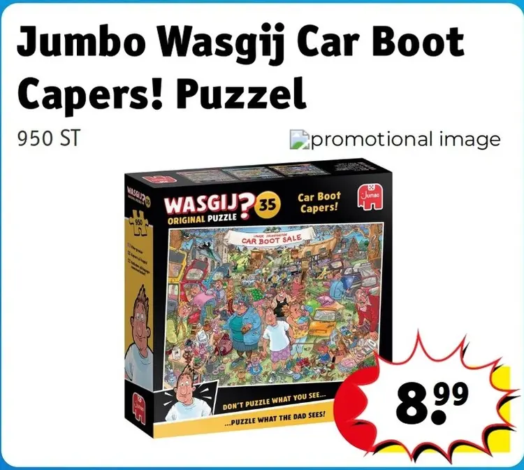 Promotie: Jumbo Wasgij Car Boot Capers! Puzzel