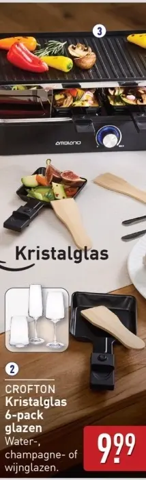 Aanbieding: CROFTON Kristalglas 6-pack glazen