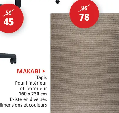 Offre: Tapis