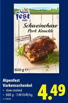 Aanbieding: Varkensschenkel