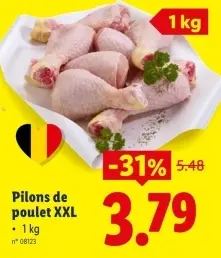 Offre: Pilons de poulet XXL