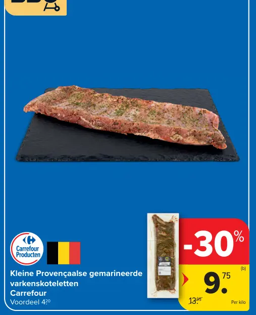 Promotie: Kleine Provençaalse gemarineerde varkenskotel