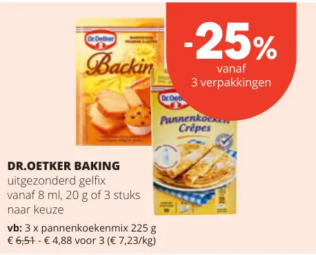 Promotie: Baking