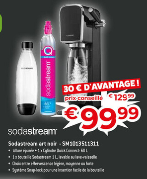 Offre: Sodastream art noir - SM1013511311