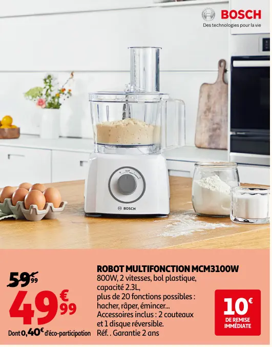 Offre: Robot multifonction mcm3100w