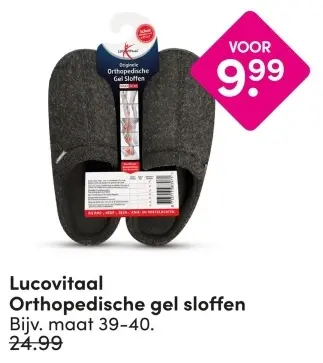 Aanbieding: Orthopedische gel sloffen