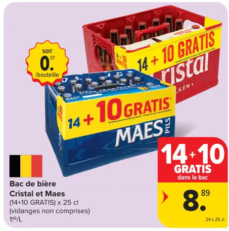 Offre: Bac de bière