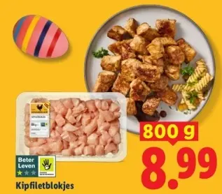 Aanbieding: Kipfiletblokjes