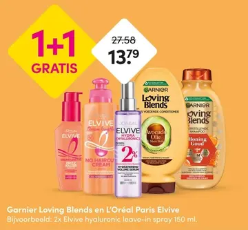 Aanbieding: Garnier Loving Blends en L'Oréal Paris Elvive