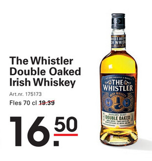 Aanbieding: The Whistler Double Oaked Irish Whiskey