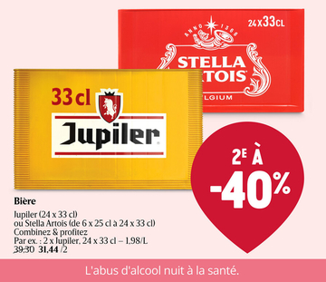 Offre: Jupiler / Stella Artois