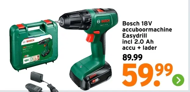 Aanbieding: 18V accuboormachine Easydrill