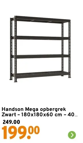 Aanbieding: Mega opbergrek