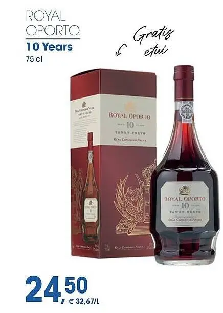 Promotie: Porto 10 Years met gratis etui