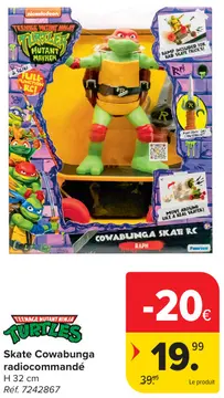 Offre: Skate Cowabunga radiocommandé