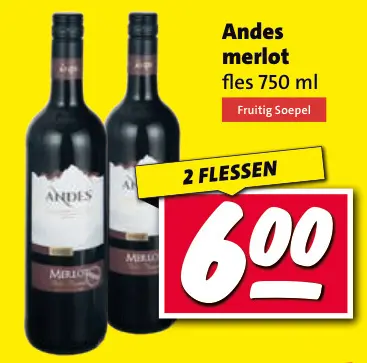Aanbieding: Andes merlot