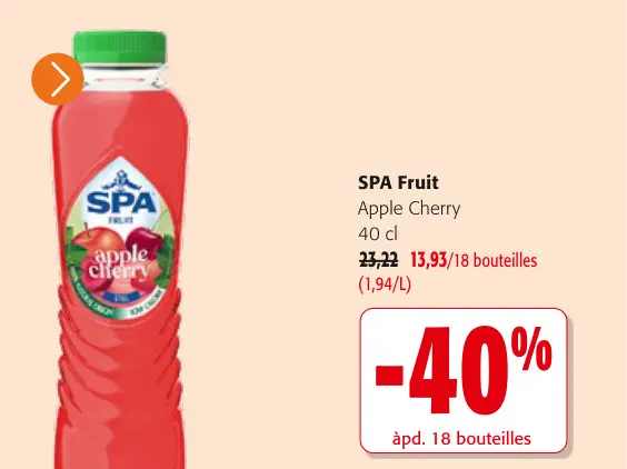 Offre: SPA Fruit Apple Cherry
