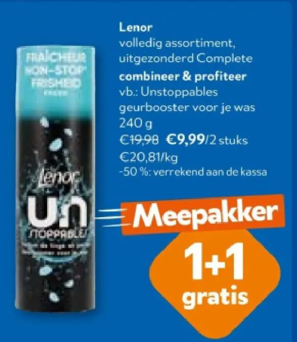 Promotie: geurbooster voor je was