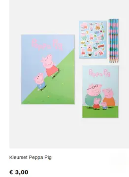 Aanbieding: Kleurset Peppa Pig