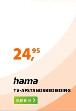 Aanbieding: TV-afstandsbediening