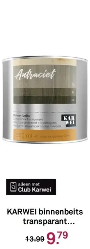 Aanbieding: KARWEI binnenbeits transparant