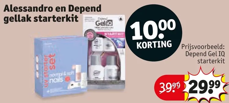 Aanbieding: Alessandro en Depend gellak starterkit