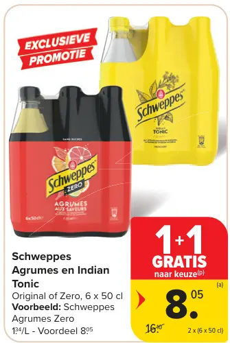 Promotie: Agrumes en Indian Tonic