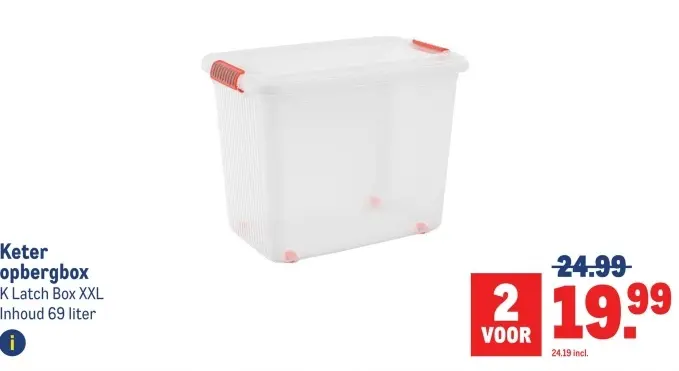 Aanbieding: Keter opbergbox
