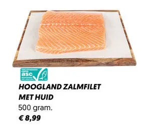 Aanbieding: Zalmfilet met huid