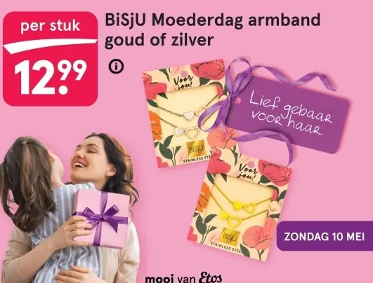 Aanbieding: BiSjU Moederdag armband