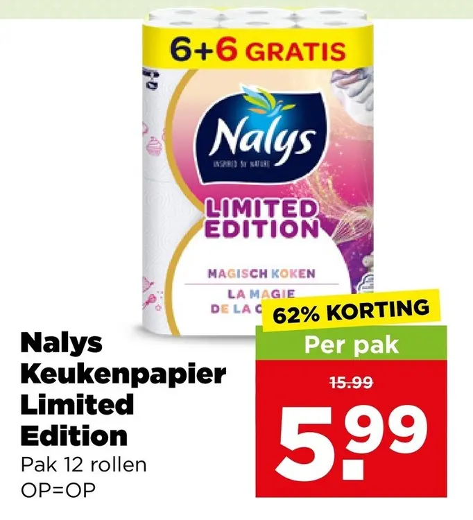 Aanbieding: Nalys Keukenpapier Limited Edition