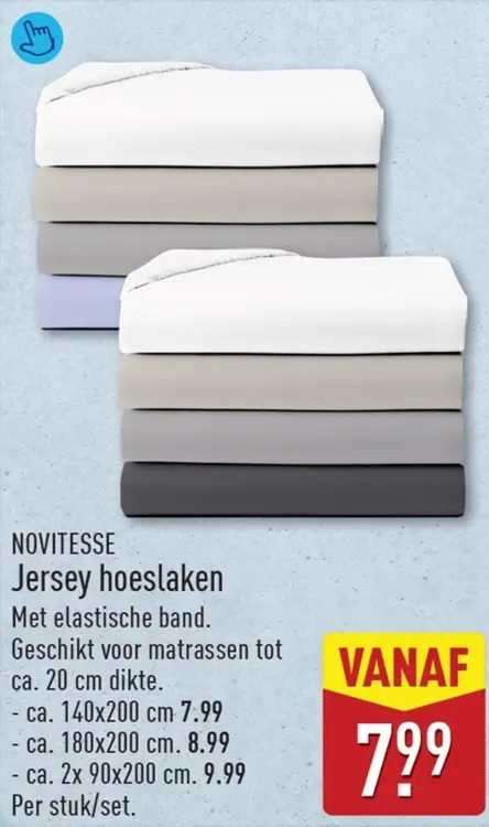 Aanbieding: Jersey hoeslaken