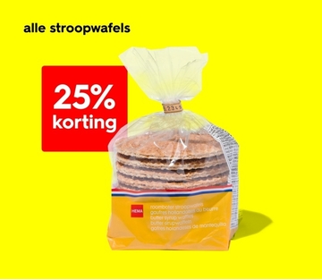 Aanbieding: roomboter stroopwafels