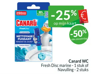 Promotie: Canard WC