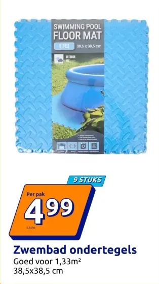 Promotie: Zwembad ondertegels