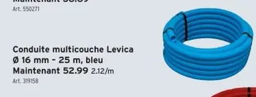 Offre: Conduite multicouche Levica
