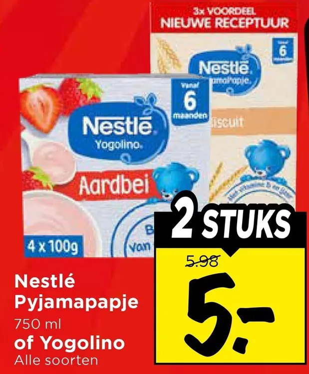 Aanbieding: Pyjamapapje of Yogolino