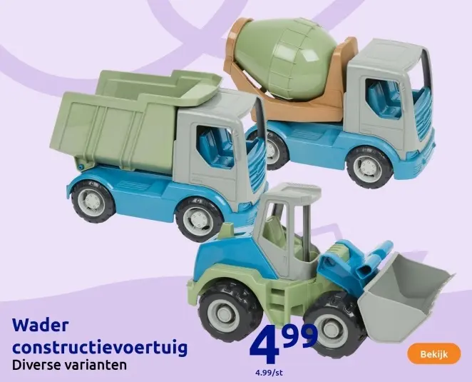 Aanbieding: Wader constructievoertuig