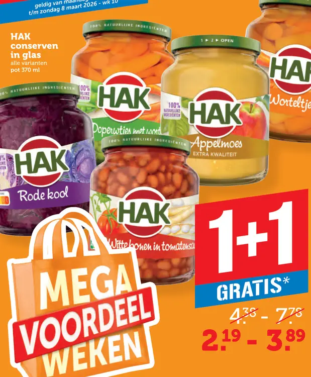 Aanbieding: conserven in glas