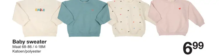 Promotie: Baby sweater