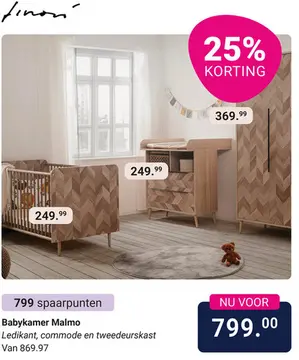 Aanbieding: Babykamer Finori Malmo 