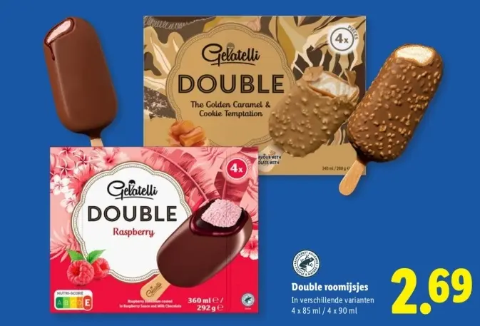 Aanbieding: Double roomijsjes