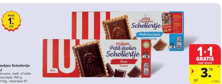 Promotie: Koekjes Scholiertje